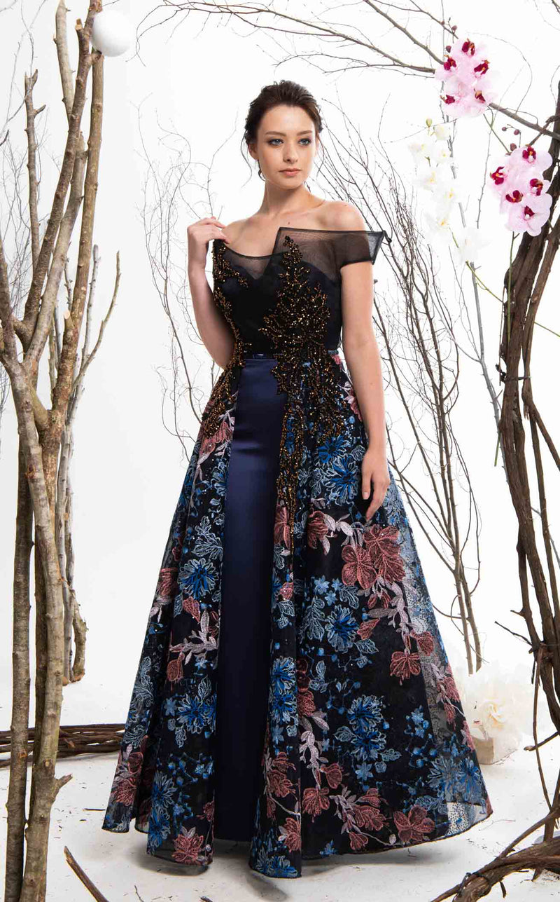 In Couture 4659 Navy-Multi