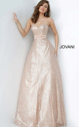 1 of 2 Jovani 4660 Rose Gold