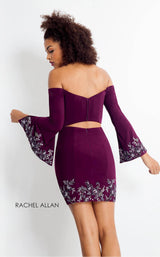 4 of 4 Rachel Allan 4681 Black/Cherry