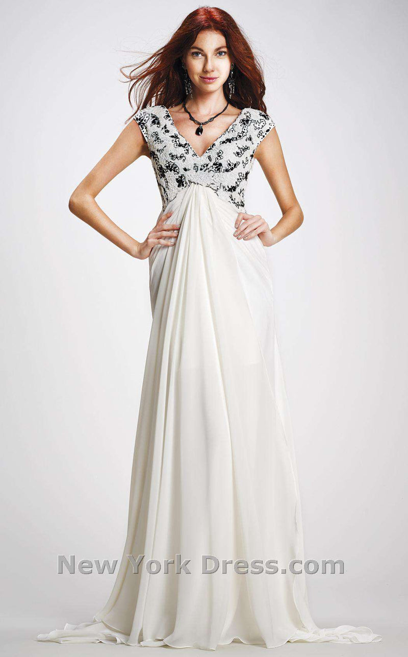 Colors Dress 0395 Ivory/Black