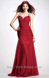 1 of 2 Colors Dress 0703 Burgundy