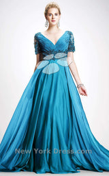 2 of 3 Colors Dress 0753 Teal