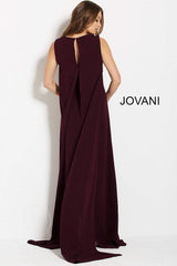 3 of 4 Jovani 46968 Burgundy