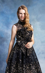 3 of 3 In Couture 4725 Dress Black-Gold