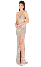 2 of 12 Mac Duggal 4834L Gold-Platinum