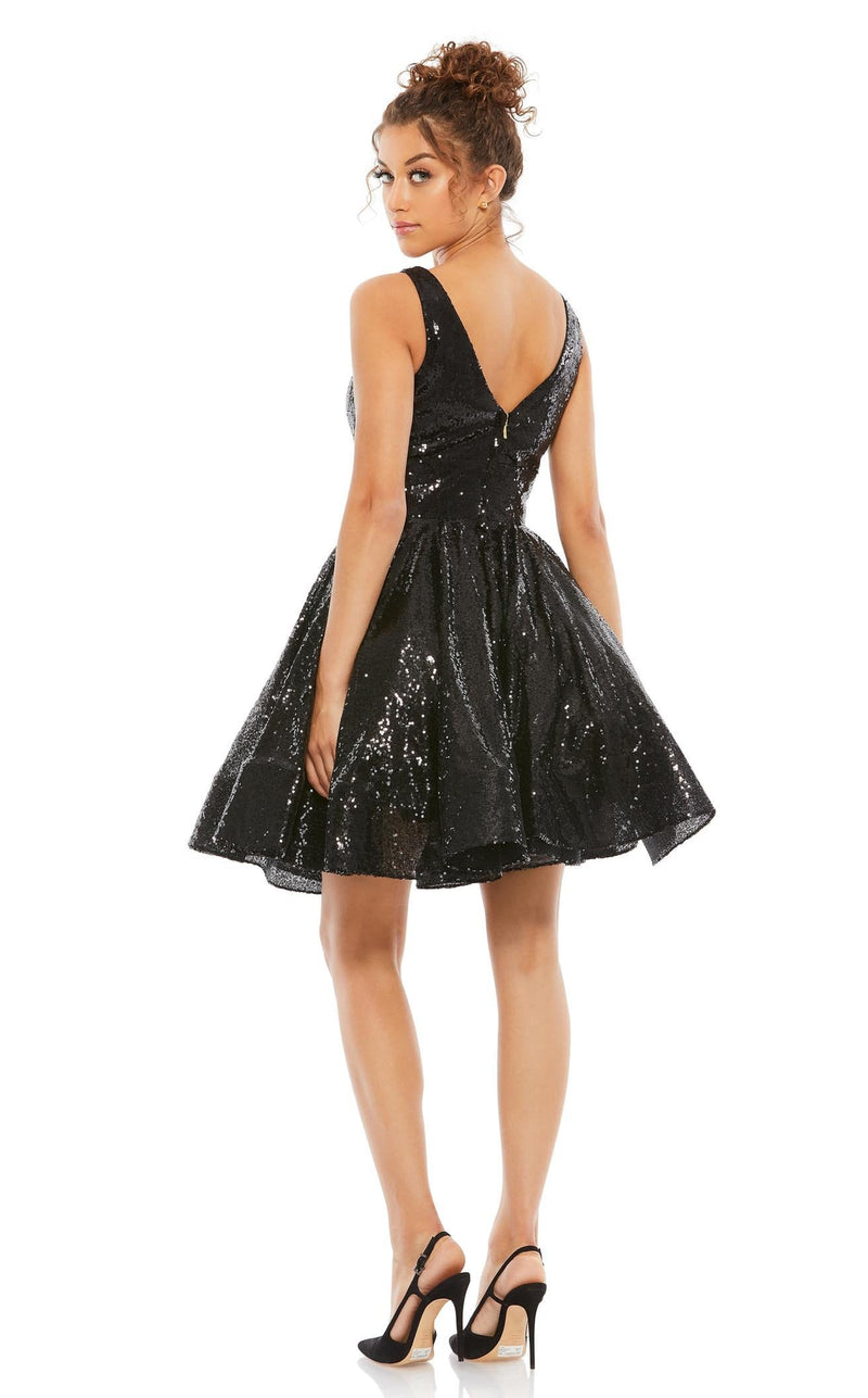 Mac Duggal 48478 Noir-Sequin