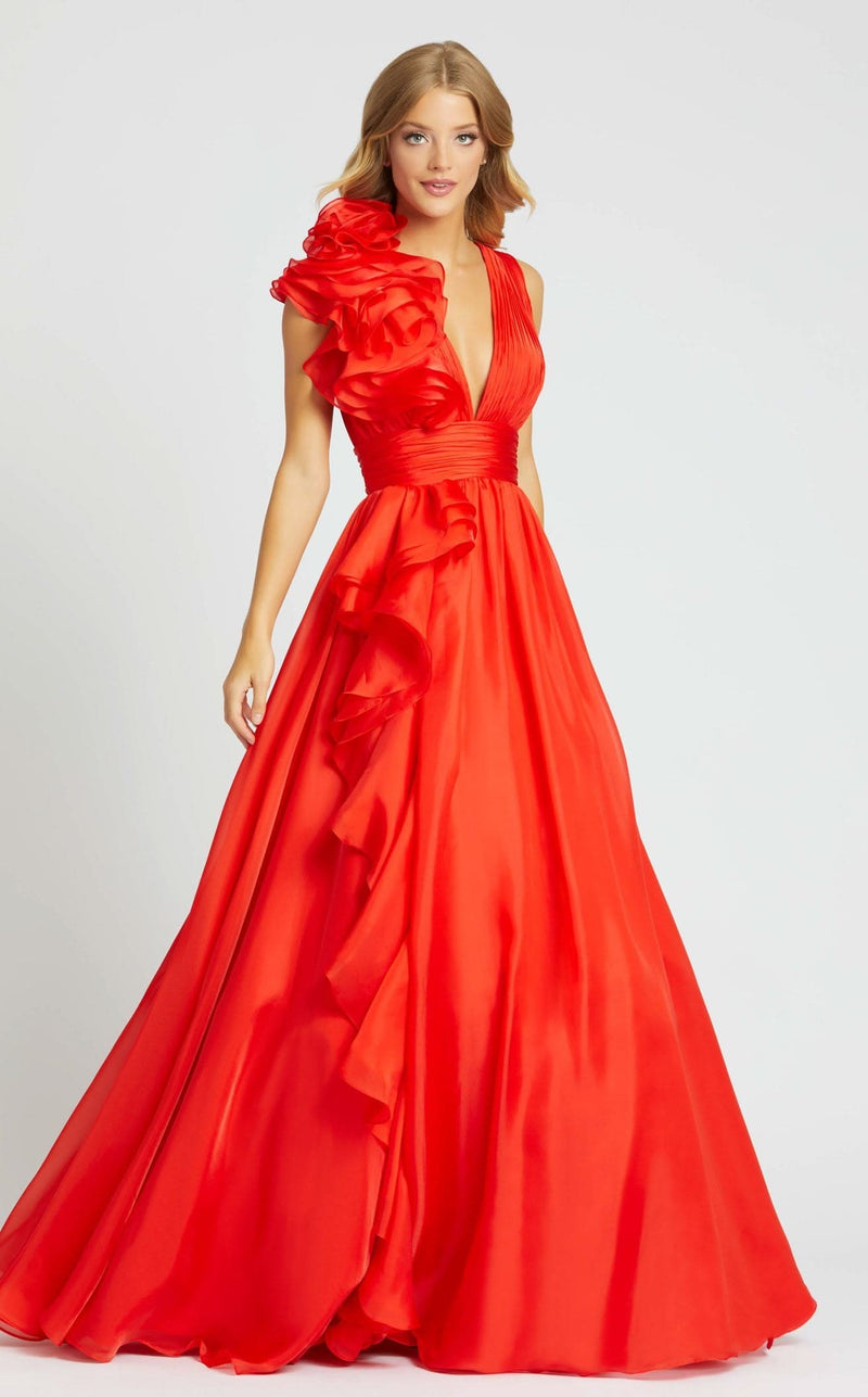 Mac Duggal 48856 Dress Cherry