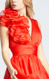 4 of 4 Mac Duggal 48952 Dress Red