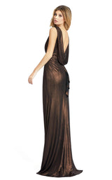 4 of 5 Mac Duggal 49087 Dress Espresso