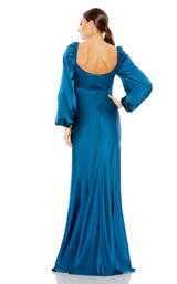 2 of 3 Mac Duggal 49519 Dress Ocean-Blue