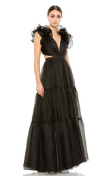 1 of 9 Mac Duggal 49528 Dress Black