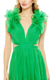 5 of 9 Mac Duggal 49528 Dress Emerald