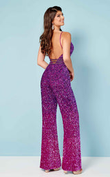 11 of 11 Rachel Allan 50202 Purple Ombre