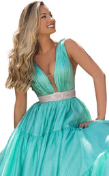 5 of 6 Tarik Ediz 50642 Dress Mint