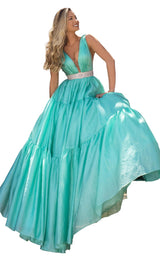 2 of 6 Tarik Ediz 50642 Dress Mint