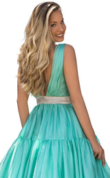 6 of 6 Tarik Ediz 50642 Dress Mint