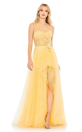 2 of 6 Mac Duggal 50661 Dress Lemon