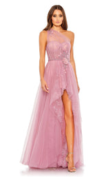 1 of 6 Mac Duggal 50661 Dress Rose