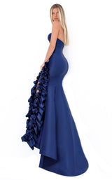 2 of 4 Tarik Ediz 50686 Dress Navy