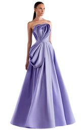 1 of 2 Edward Arsouni Couture SS0507 Dress Lavender