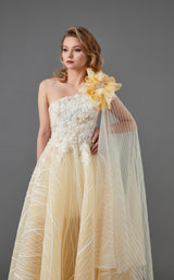 3 of 3 In Couture 5113 Ivory-Yellow