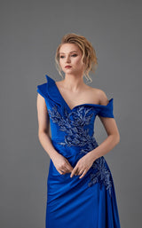 3 of 3 In Couture 5117 Dress Royal-Blue