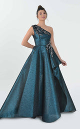 2 of 5 In Couture 5143 Dress Dark-Green