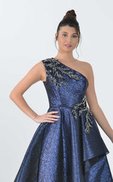 4 of 5 In Couture 5143 Dress Dark-Blue