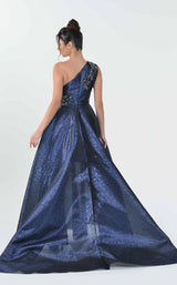 3 of 5 In Couture 5143 Dress Dark-Blue