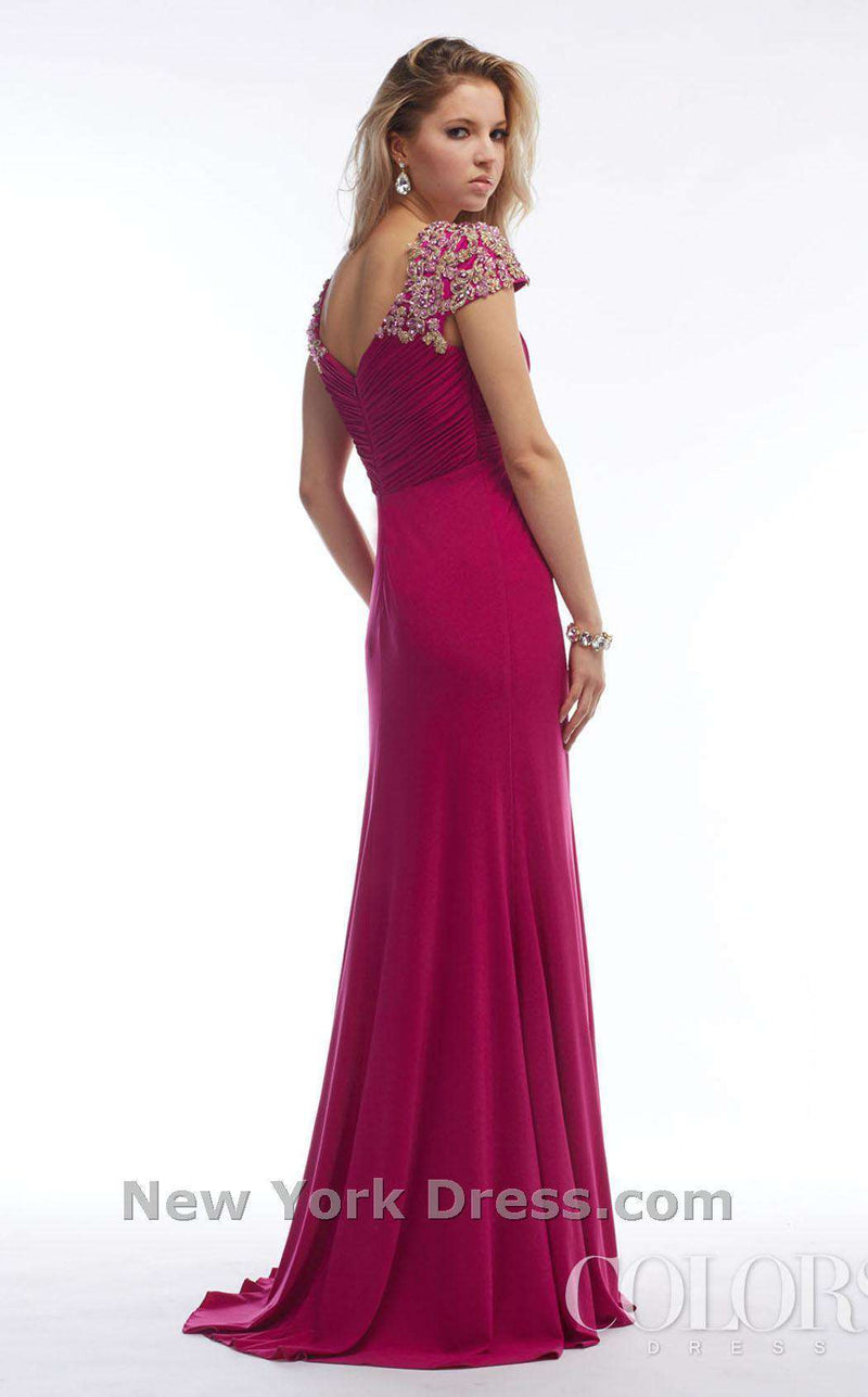 Colors Dress 1107 Raspberry