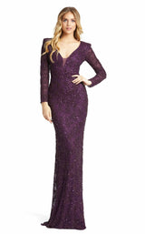 1 of 4 Mac Duggal 5177 Dress Plum