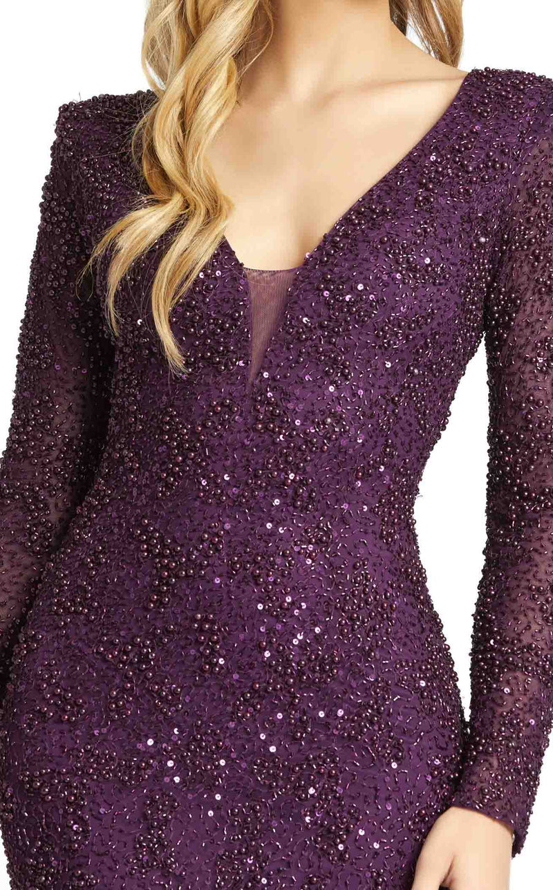 Mac Duggal 5177 Dress Plum