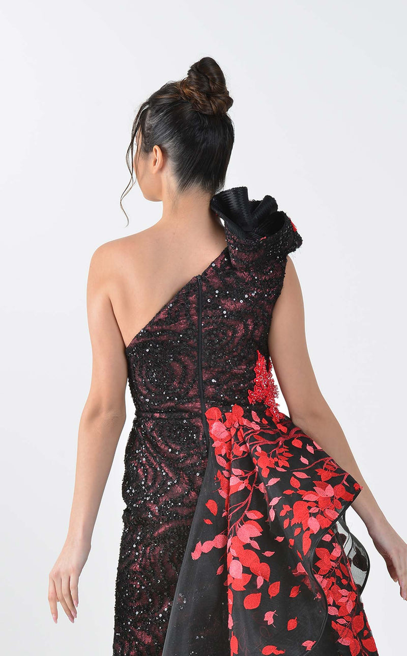 In Couture 5190 Dress Black-Red