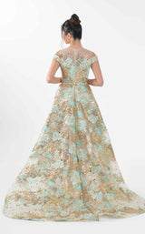 2 of 4 In Couture 5198 Dress Ivory-Multi