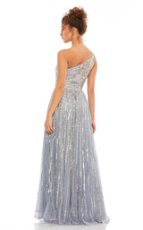 3 of 4 Mac Duggal 5220 Dress Platinum