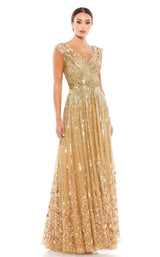 1 of 4 Mac Duggal 5223 Dress Champagne