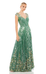 2 of 4 Mac Duggal 5223 Dress Sage