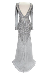 2 of 4 Paul Rekhi 5228 Dress Silver