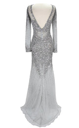 5 of 8 Paul Rekhi 5228 Dress Silver