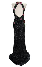 4 of 6 Paul Rekhi 5236 Dress Black-Multi