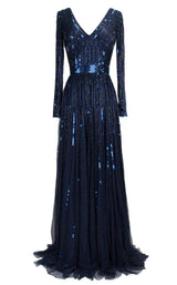 4 of 10 Paul Rekhi 5264 Dress Navy