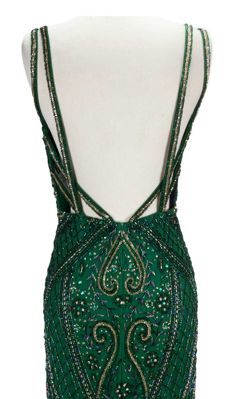 Paul Rekhi 5266 Dress Jewel-Green