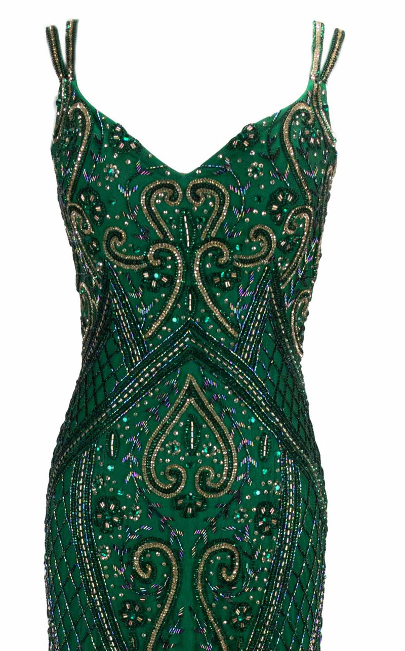 Paul Rekhi 5266 Dress Jewel-Green