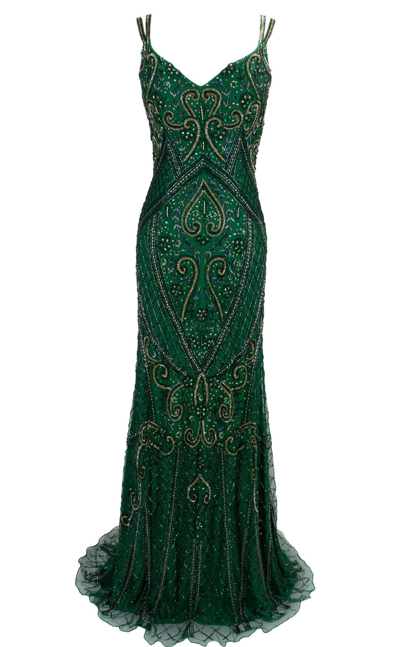 Paul Rekhi 5266 Dress Jewel-Green