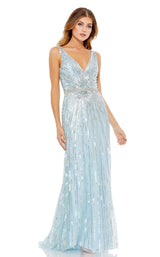 1 of 3 Mac Duggal 5386 Dress Powder-Blue