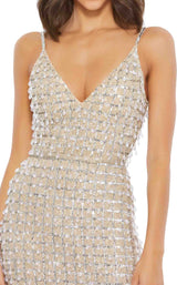 3 of 3 Mac Duggal 5394 Nude-Silver