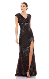 1 of 6 Mac Duggal 5441 Dress Brown