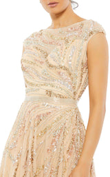 3 of 3 Mac Duggal 5445 Beige-Multi