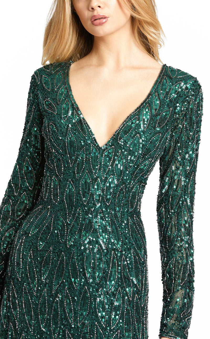 Mac Duggal 5451 Dress Forest-Green