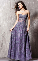 2 of 7 Jovani 14913 Lavender